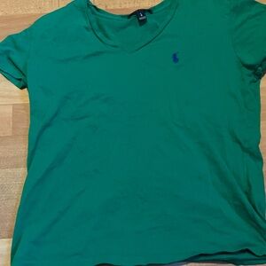 Polo Ralph Lauren Green V-Neck Tee
